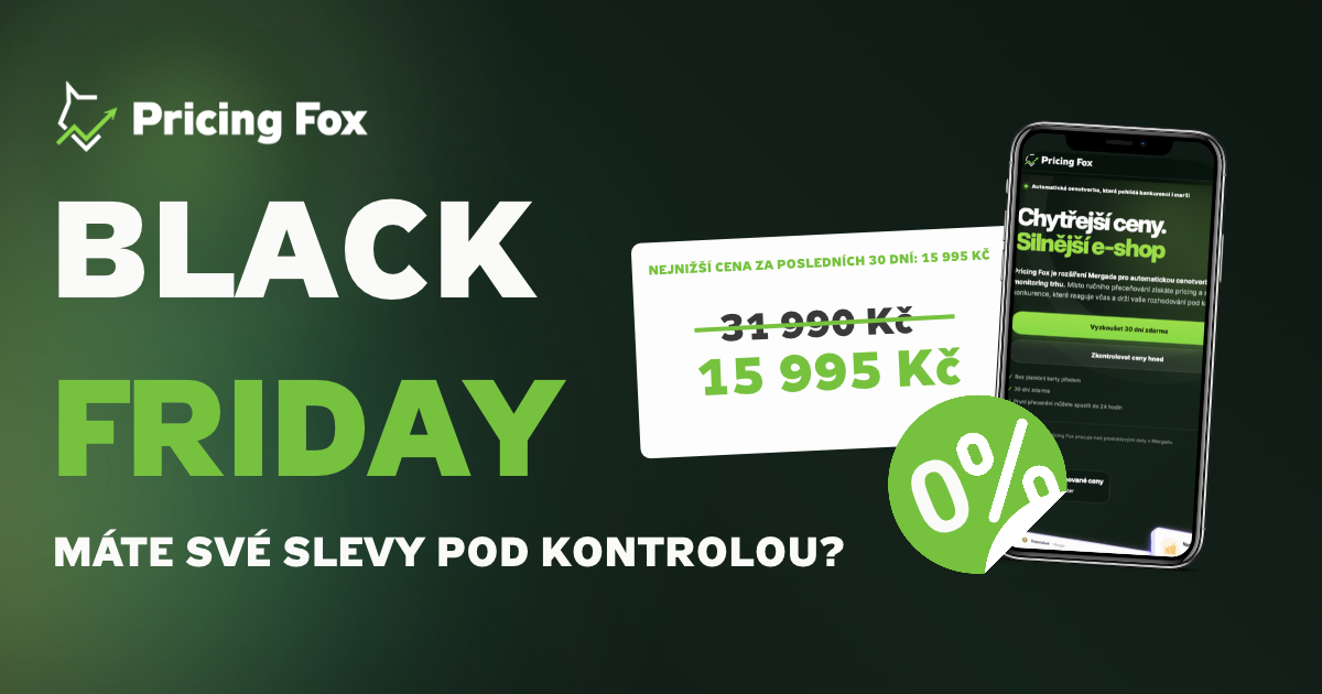 Příprava na Black Friday s Pricing Foxem